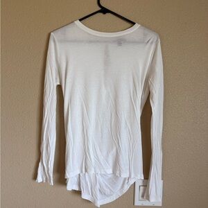 Banana Republic White Long Sleeve Women's Top
